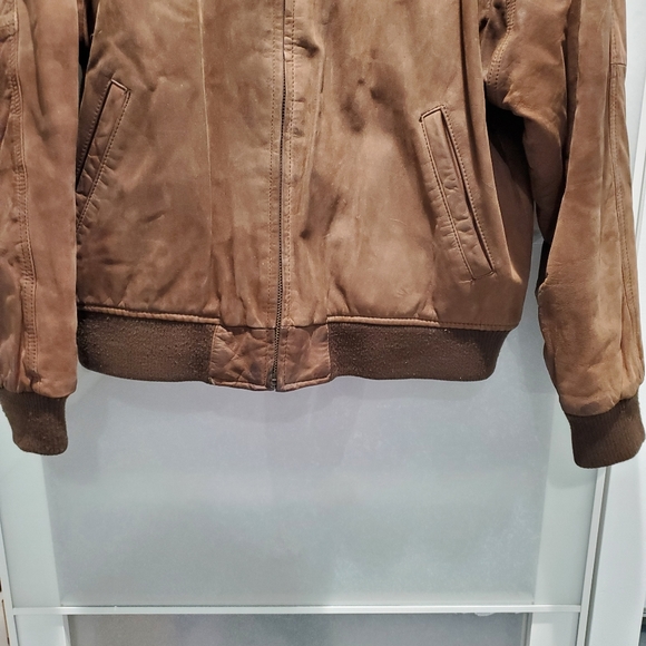 Suede bomber jackey - Picture 4 of 5